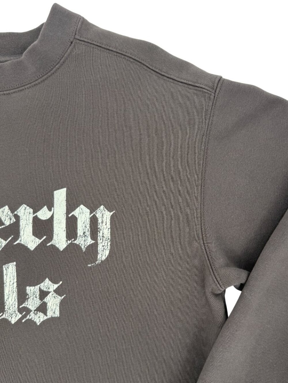H&M Brown Beverly Hills Crewneck Graphic Pullover Sweatshirt | Gunge Streetwear - Picture 11 of 14